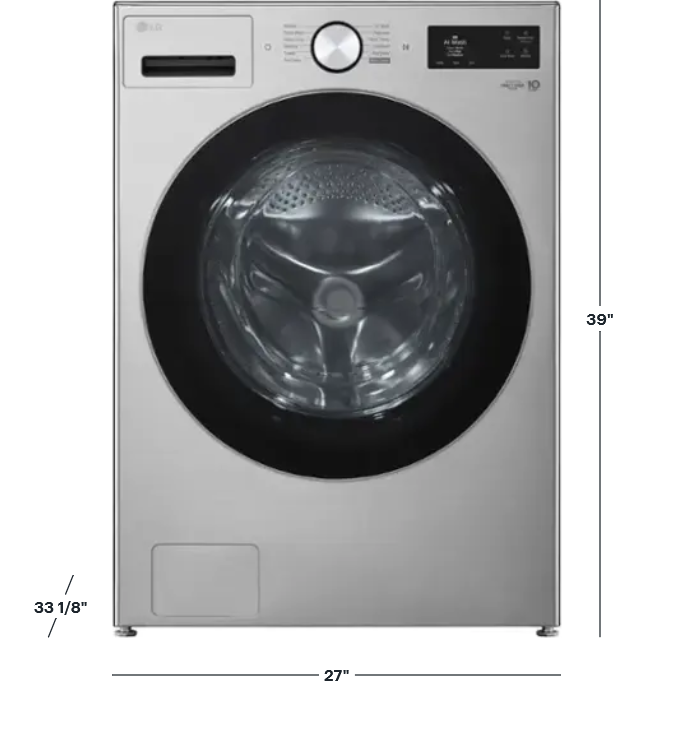 LG WM5800HVA 5.0 cu. ft. Front Load Washer — image 2